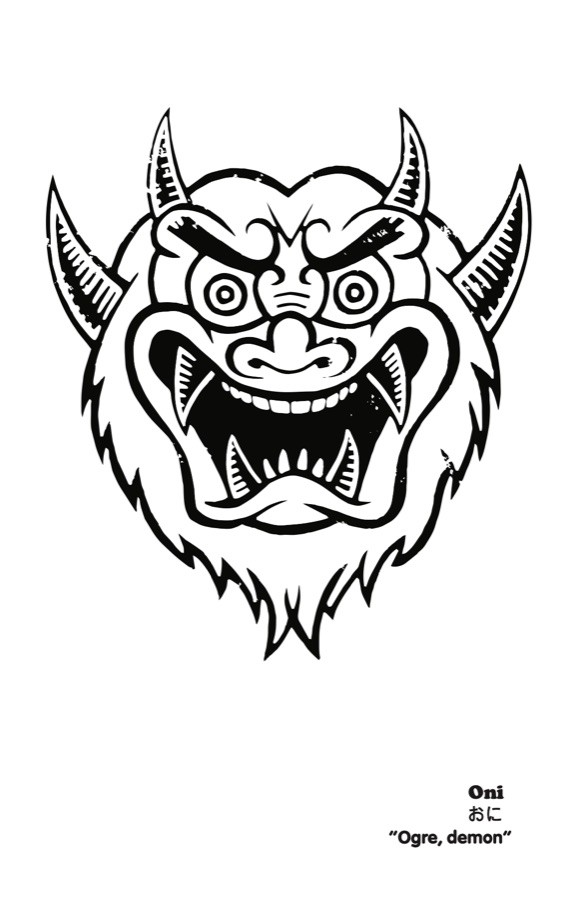 Coloring page: Oni